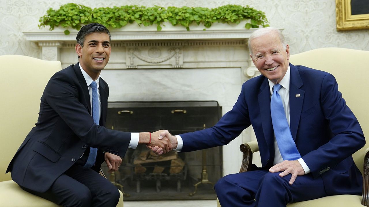 Biden hails U.S.-U.K. relationship in meeting with Sunak