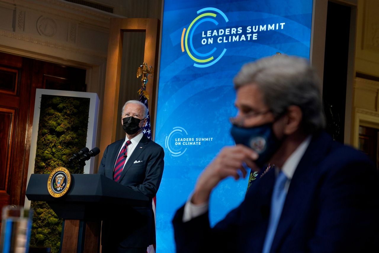 The Latest Biden administration opens global climate summit