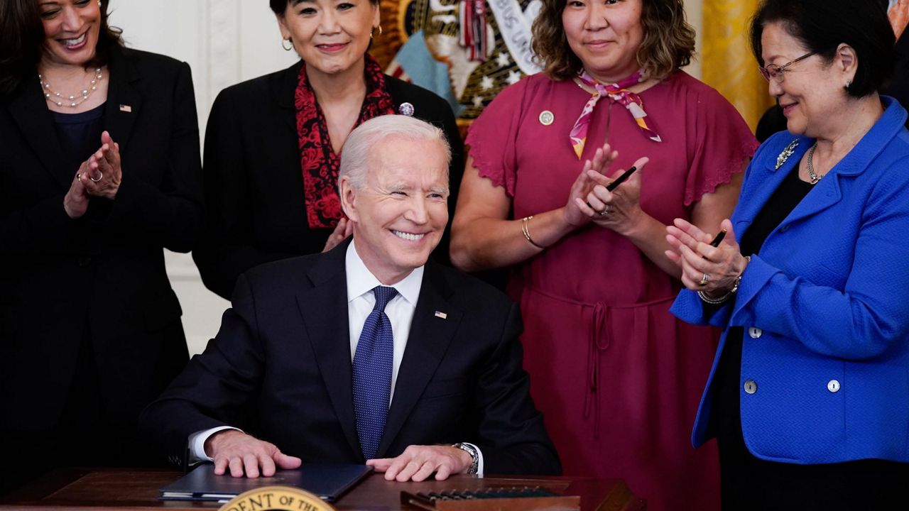 U.S. Sen. Mazie Hirono (right), who authored, introduced and co-sponsored previous attempts at Supreme Court reform, said she welcomed President Joe Biden's proposals. (U.S. Sen. Mazie Hirono Facebook)