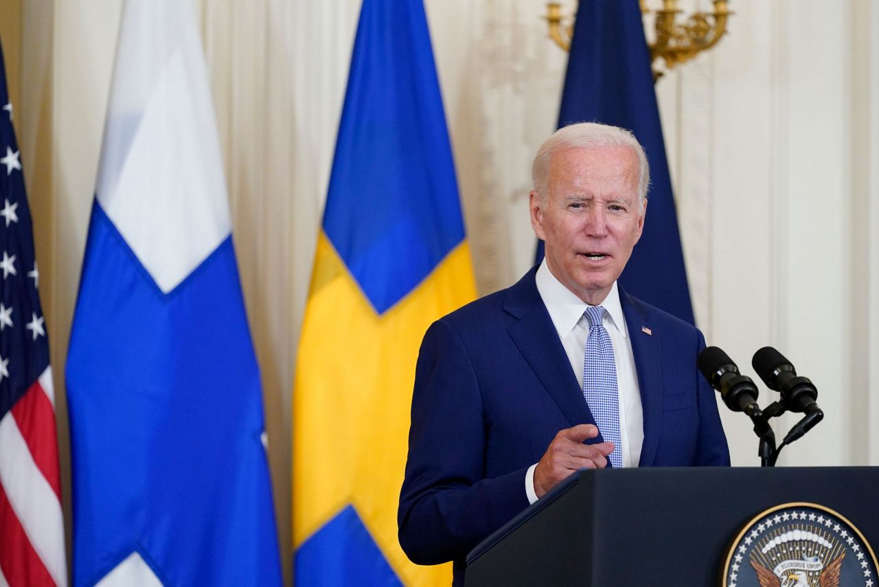 Biden formalizes US support for Finland, Sweden joining NATO