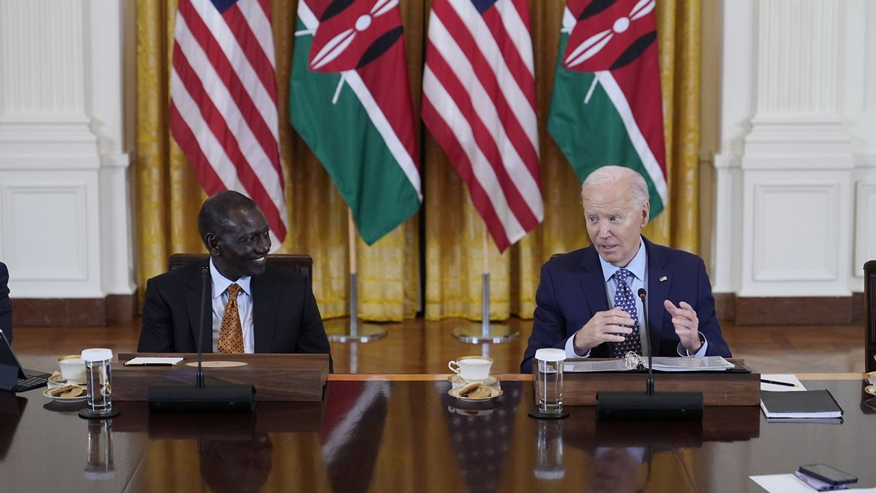 Biden hosts Kenyan president for state visit