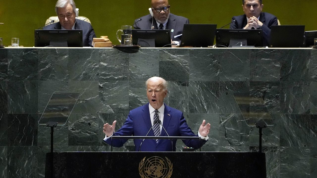 Biden delivers speech at U.N. General Assembly