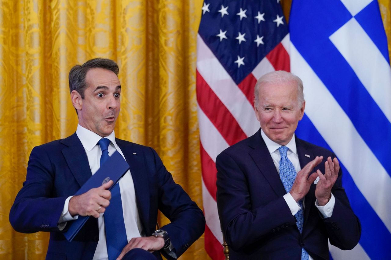 Biden Praises Greece For Leadership After Russia Invasion