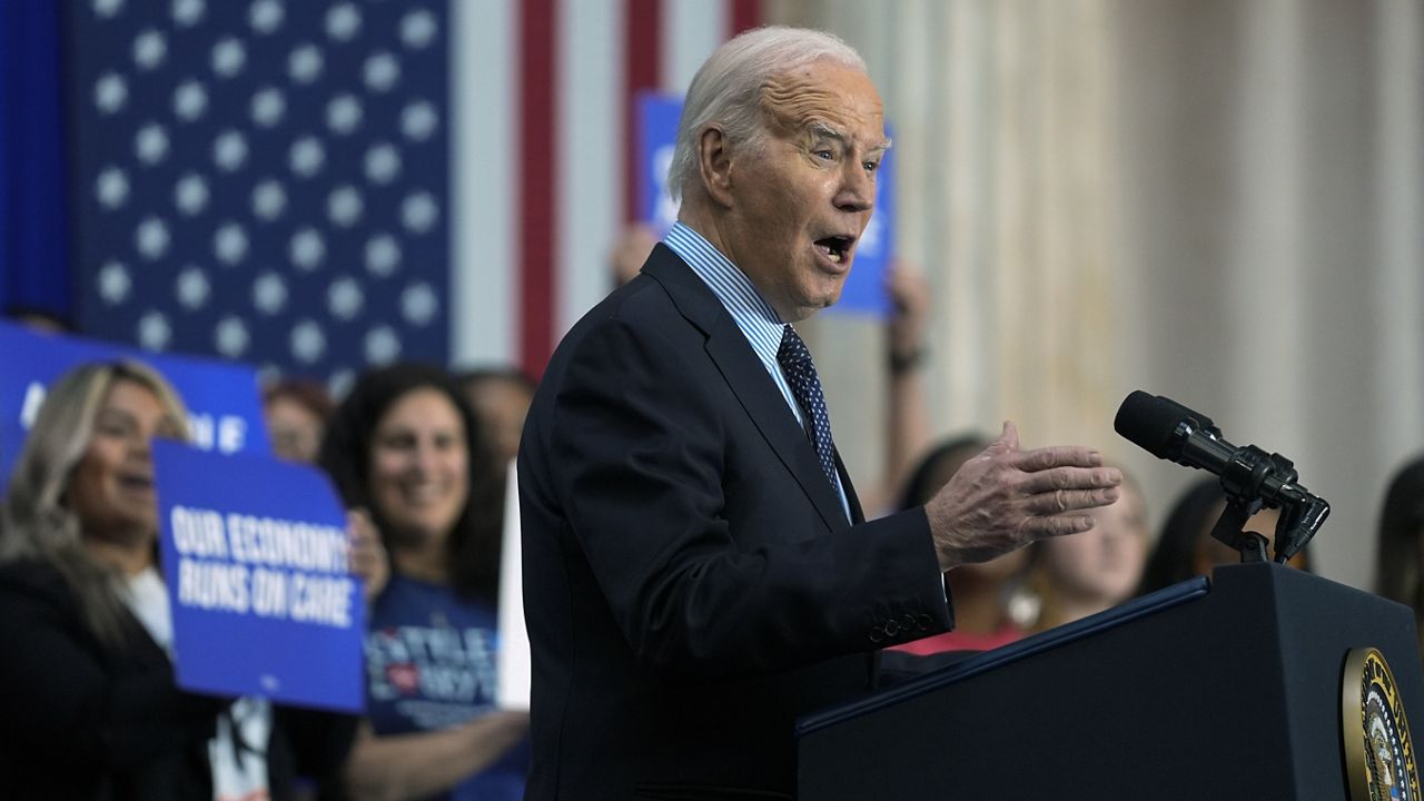 Biden touts efforts to lower care costs, takes aim at GOP