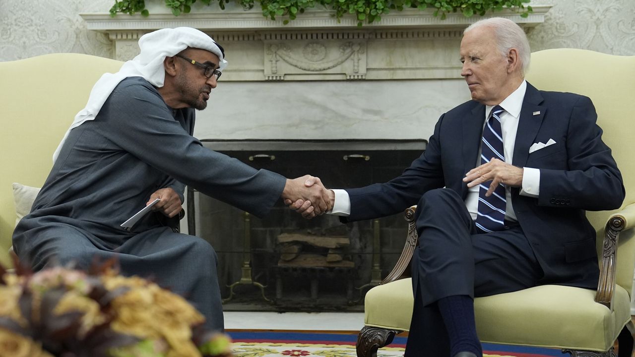 Biden hosts UAE president at WH amid Middle East tensions