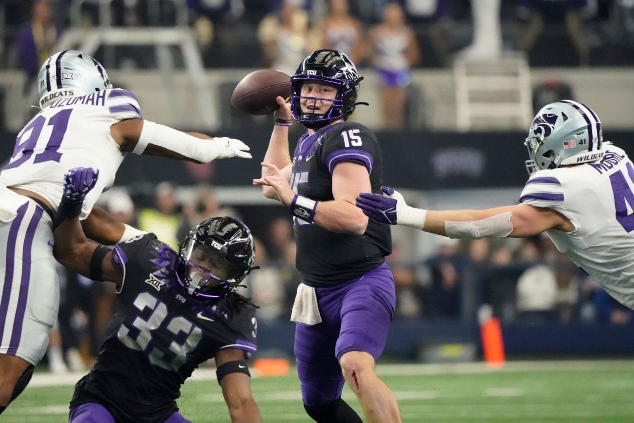 No. 3 TCU loses 31-28 in OT to K-State in Big 12 title game