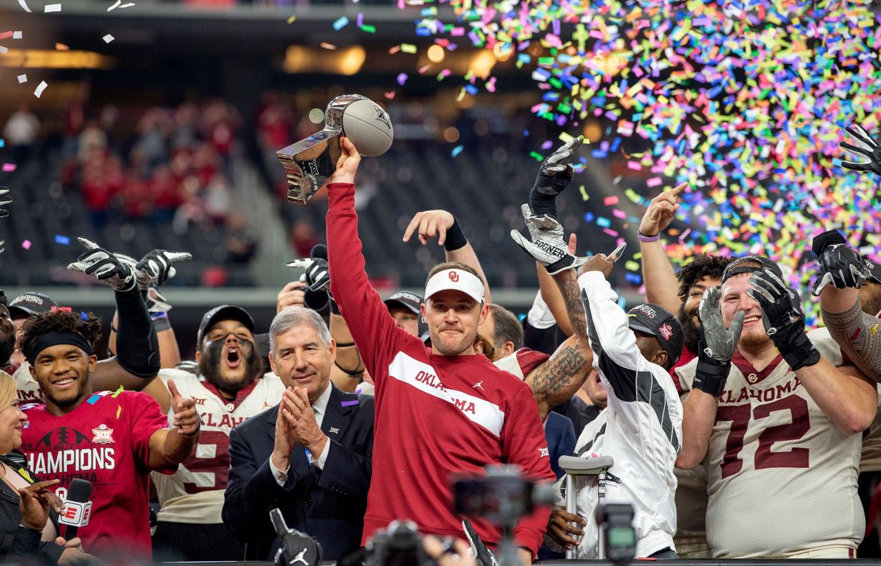 CFP hopeful No. 5 Oklahoma beats No. 9 Texas for Big 12