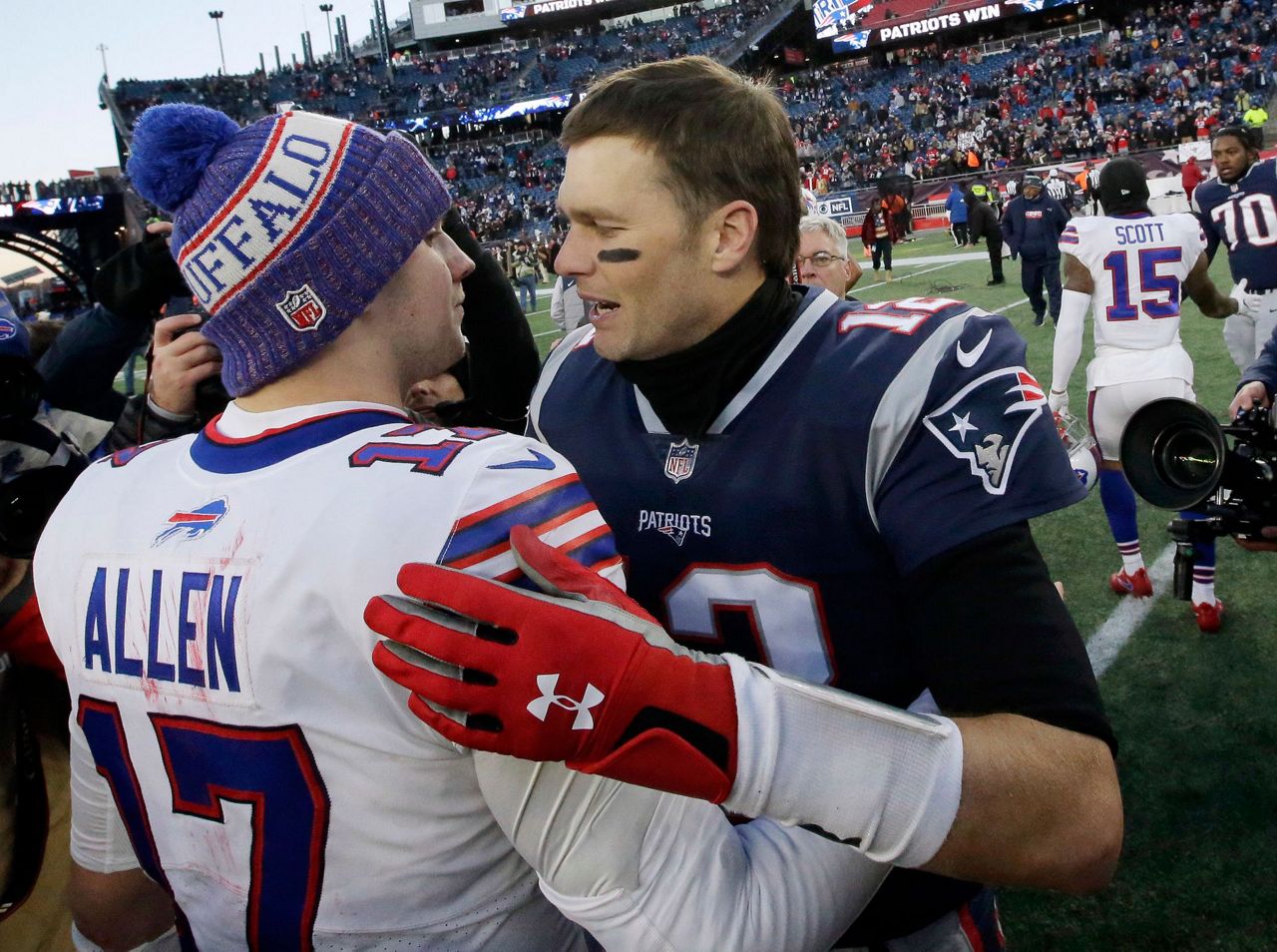 Pats beat Bills 2412, earn 10th straight AFC East title