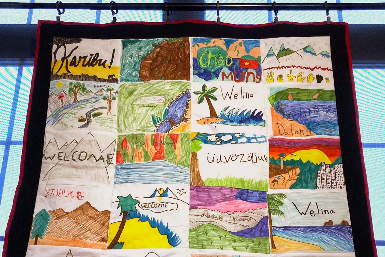 Handmade blankets refugees, immigrants to U.S.