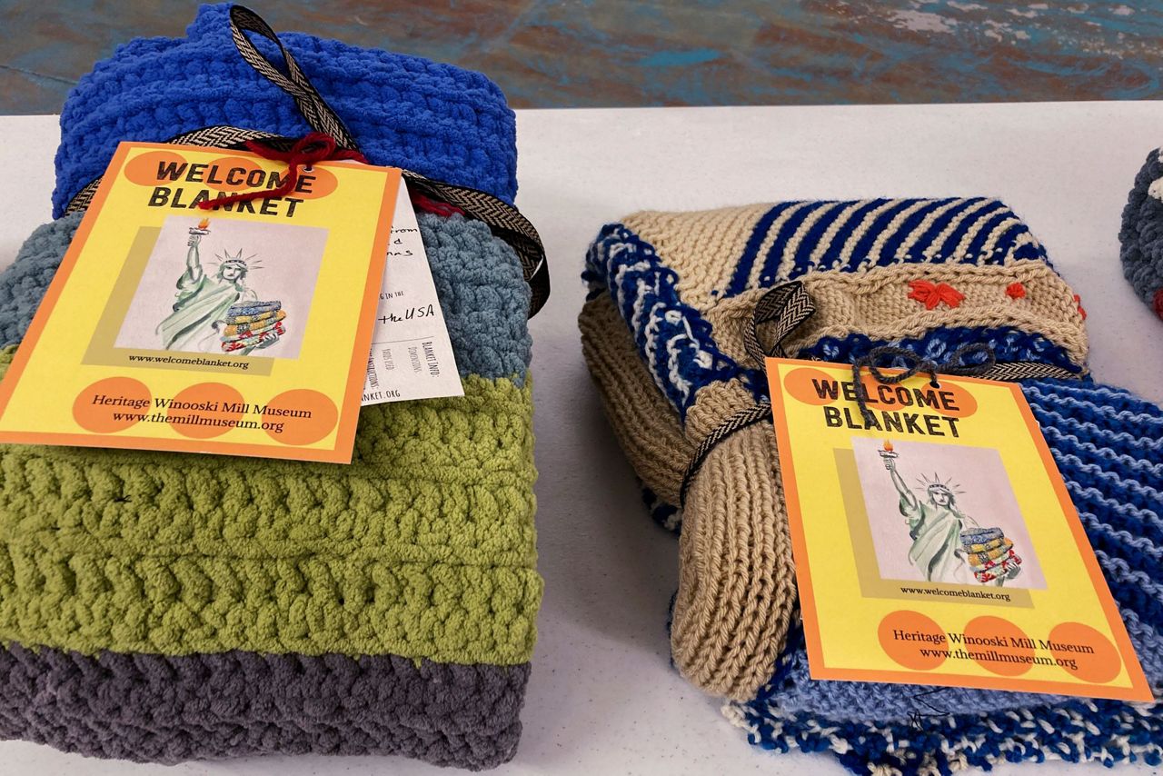 Handmade blankets refugees, immigrants to U.S.