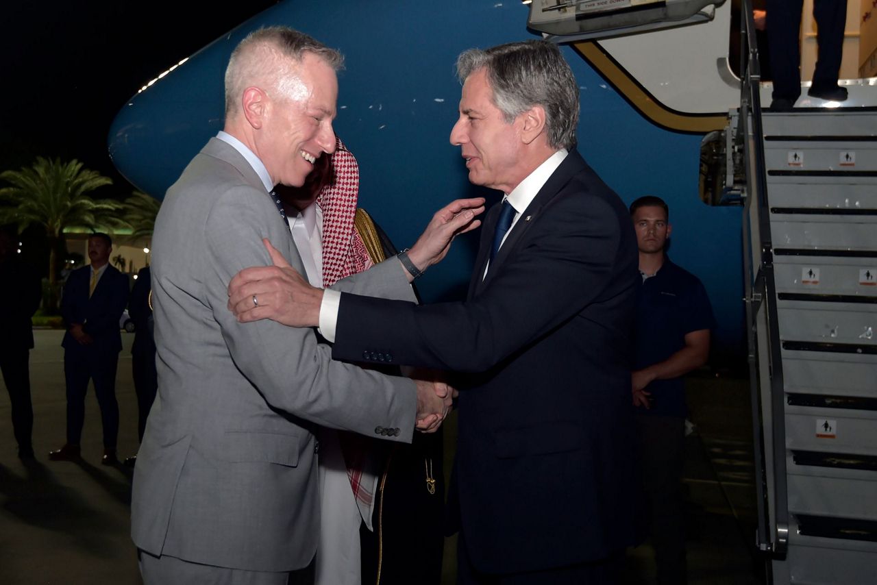 US Secretary of State Antony Blinken arrives in Saudi Arabia to meet ...