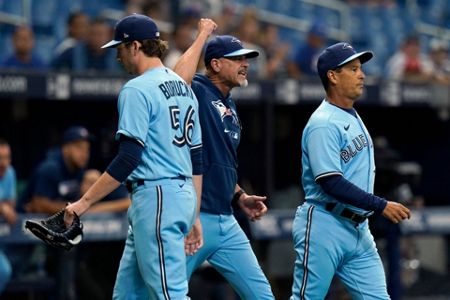 Blue Jays' Borucki suspended 3 games for plunking Kiermaier