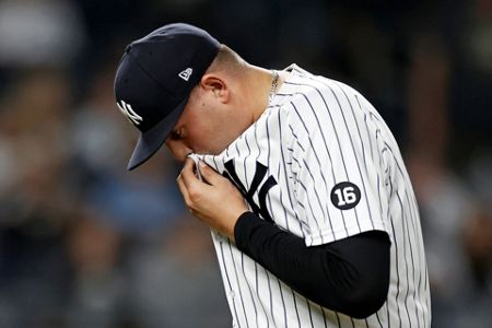 Yankees lose after Danny Jansen hits walk-off against Wandy Peralta