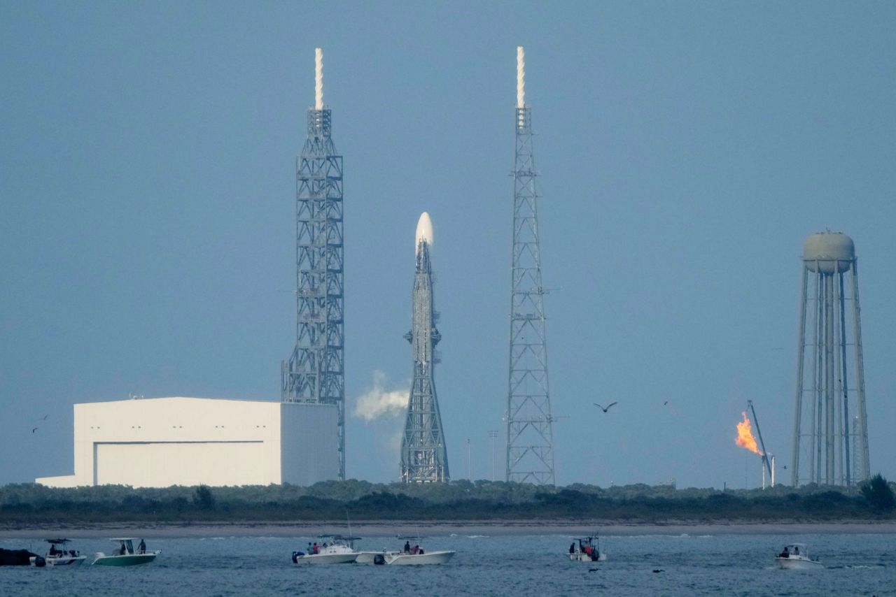 Solar storms delay the launch of Blue Origin's big new rocket with Mars ...
