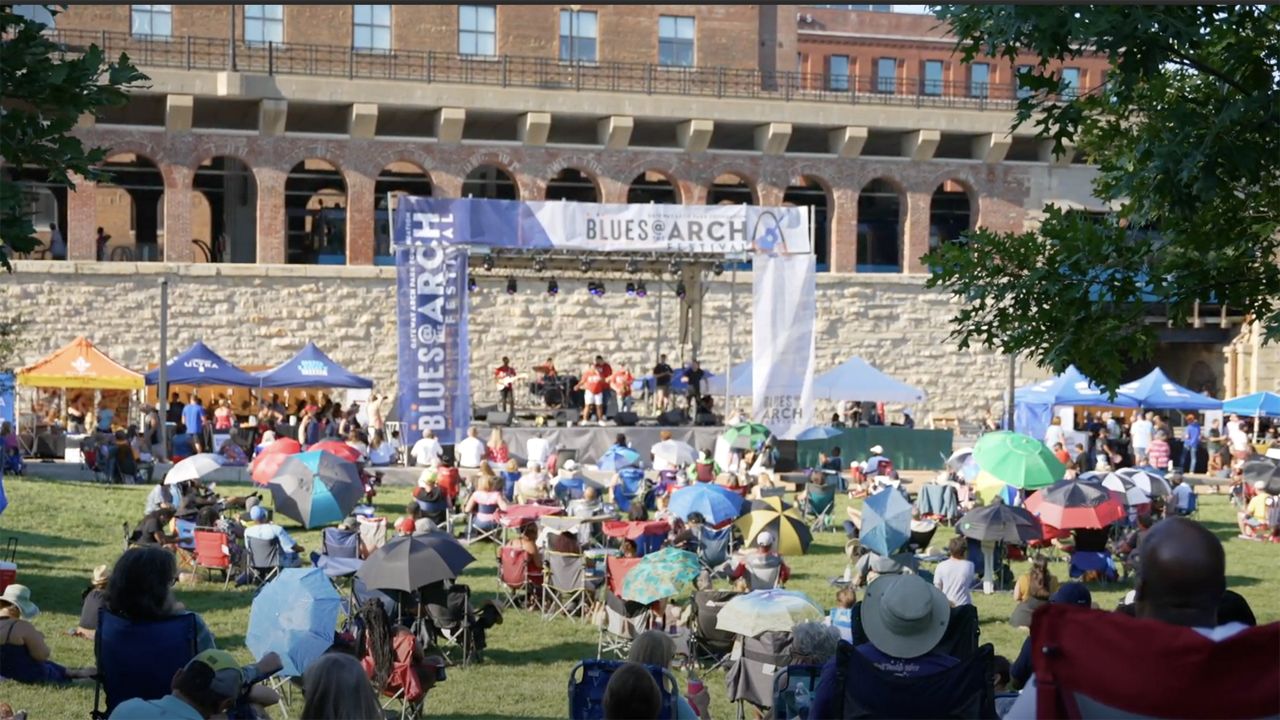 The 9th annual Blues at the Arch Festival is Saturday at the Gateway Arch National Park beginning at 11 a.m. The free event will feature live performances, family-friendly activities, interactive exhibits and more. (Photo courtesy of Gateway Arch National Park)