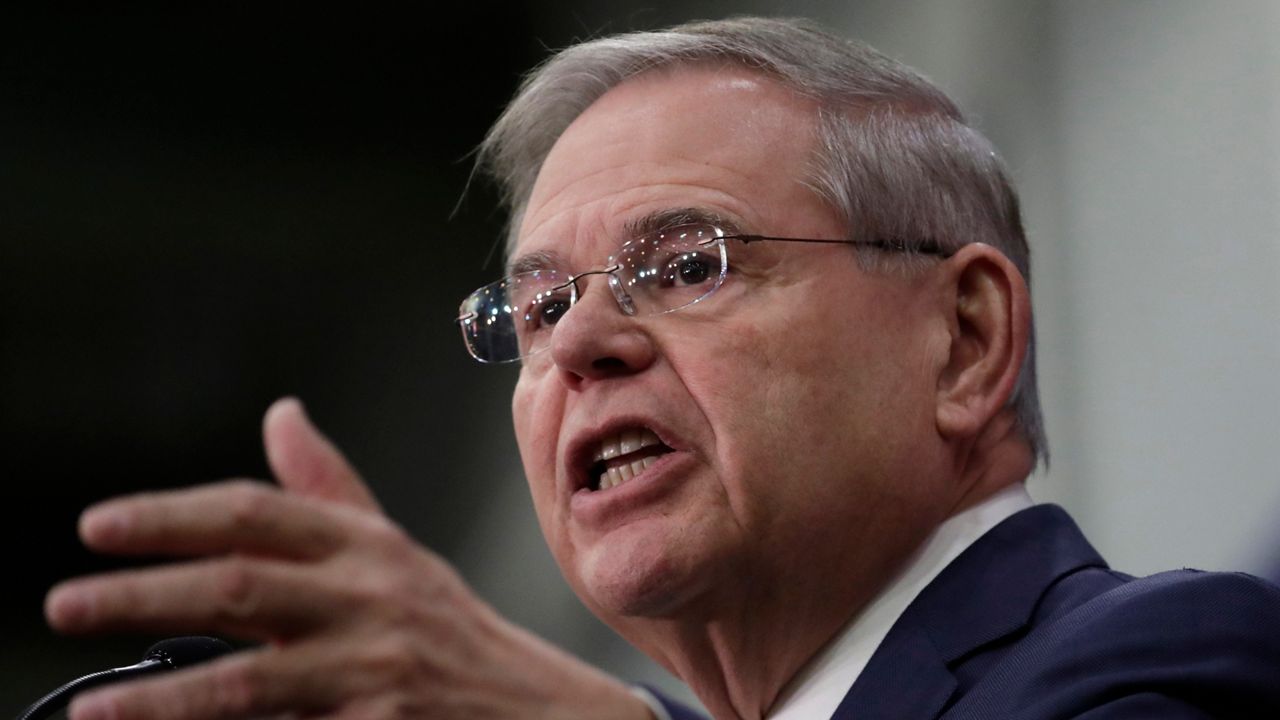 U.S. Sen. Bob Menendez, D-N.J., and his wife, Nadine, have been charged with federal bribery offenses. (AP Photo/Julio Cortez)