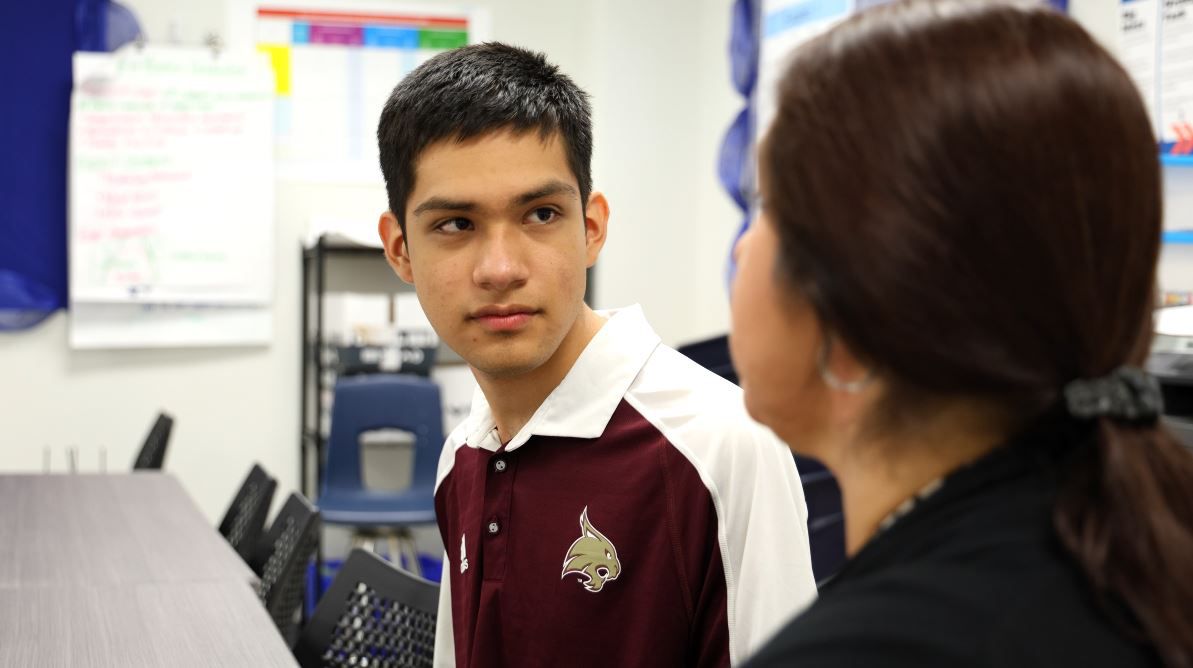 Lehman High School senior Matthew Tobias will join the second Bobcat RISE cohort in the fall. (Spectrum News 1/Agustin Garfias)