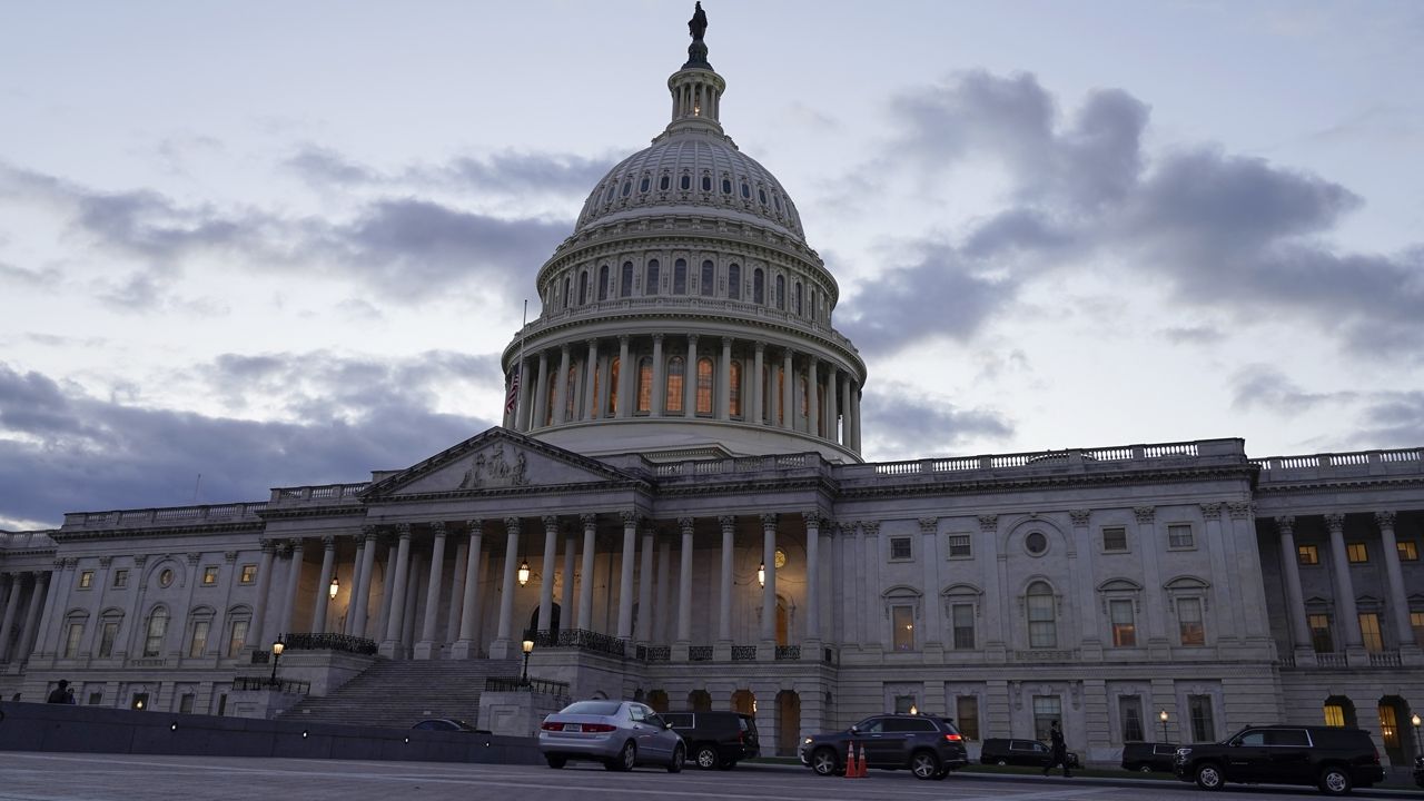 The U.S Capitol is seen on Wednesday, Dec. 6, 2023, in Washington. (AP Photo/Mariam Zuhaib)