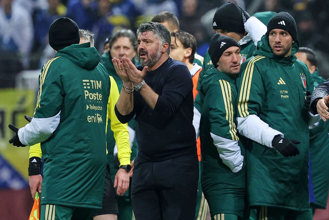 Gennaro Gattuso is out as Italy's coach after team failed to qualify ...