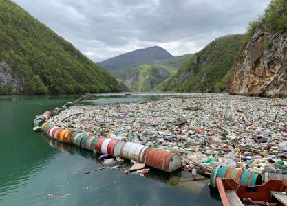 Garbage clogs once crystal clear Bosnia rivers amid neglect