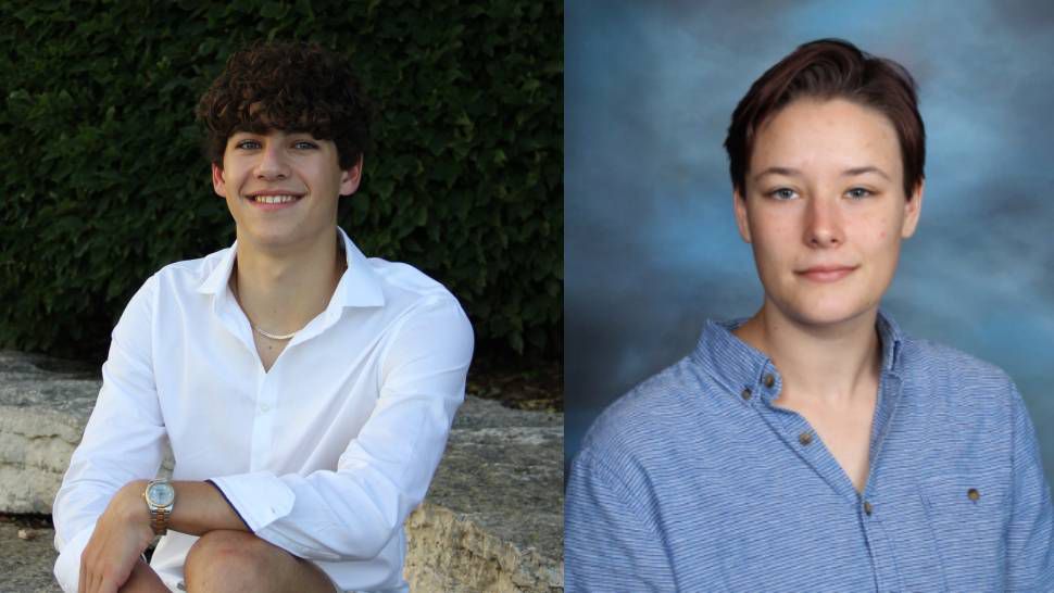 Ezra M. Linnan (left) and Anica Tipkemper-Wolfe (right) received the U.S. Presidential Scholars award from the U.S. Department of Education. (Photos courtesy of Cedarburg and Sevastopol School Districts)