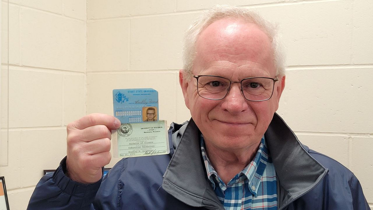 A UW-Stout student locates his missing student ID— 52 years later