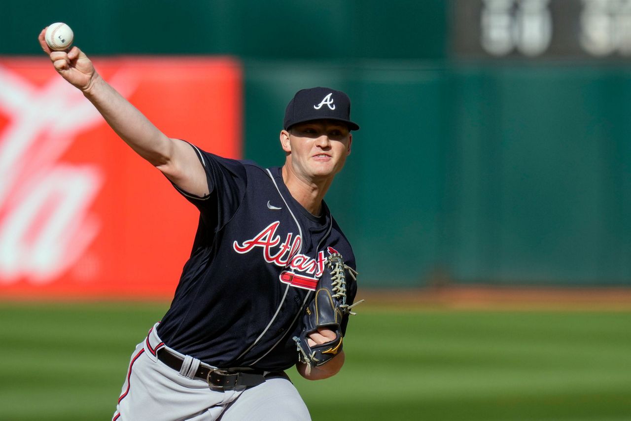 Braves pitcher Michael Soroka goes 6 innings against A's in long