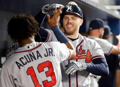 MLB Jam Atlanta Braves Freddie Freeman and Ronald Acuna Jr. Shirt