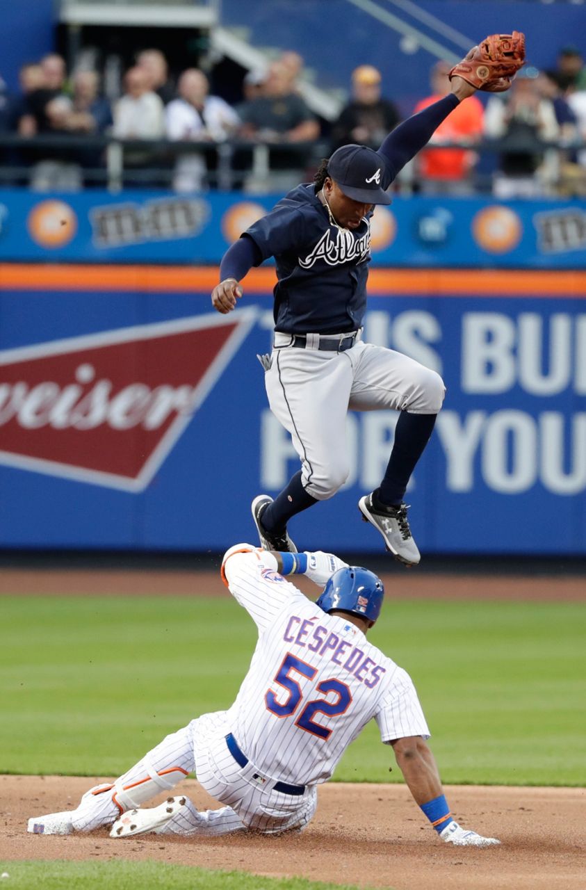 Diamond trouble: Cespedes snaps glitzy chain sliding into 2B