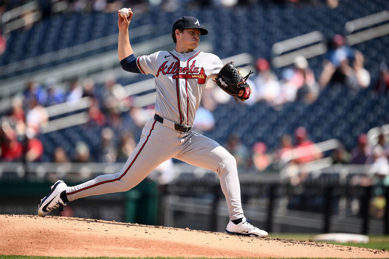 Braves' JR Ritchie rebounds from 1st pitch home run to win major league ...