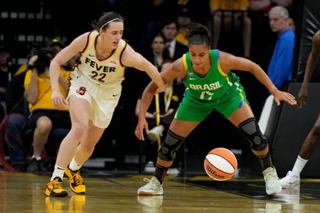 Caitlin Clark returns to Iowa in Fever's exhibition game against Brazil  despite leg injury