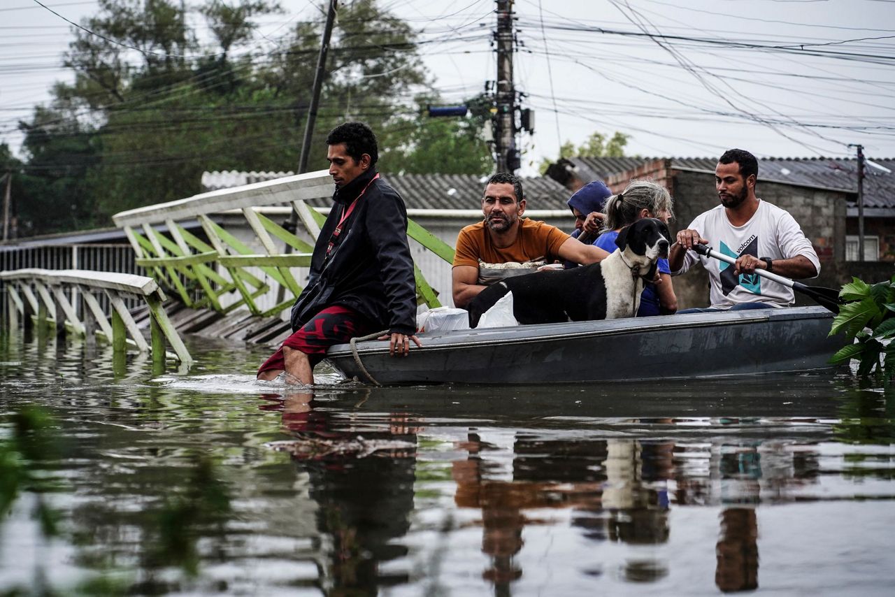 Southern Brazil has been hit by the worst floods in 80 years. At least ...