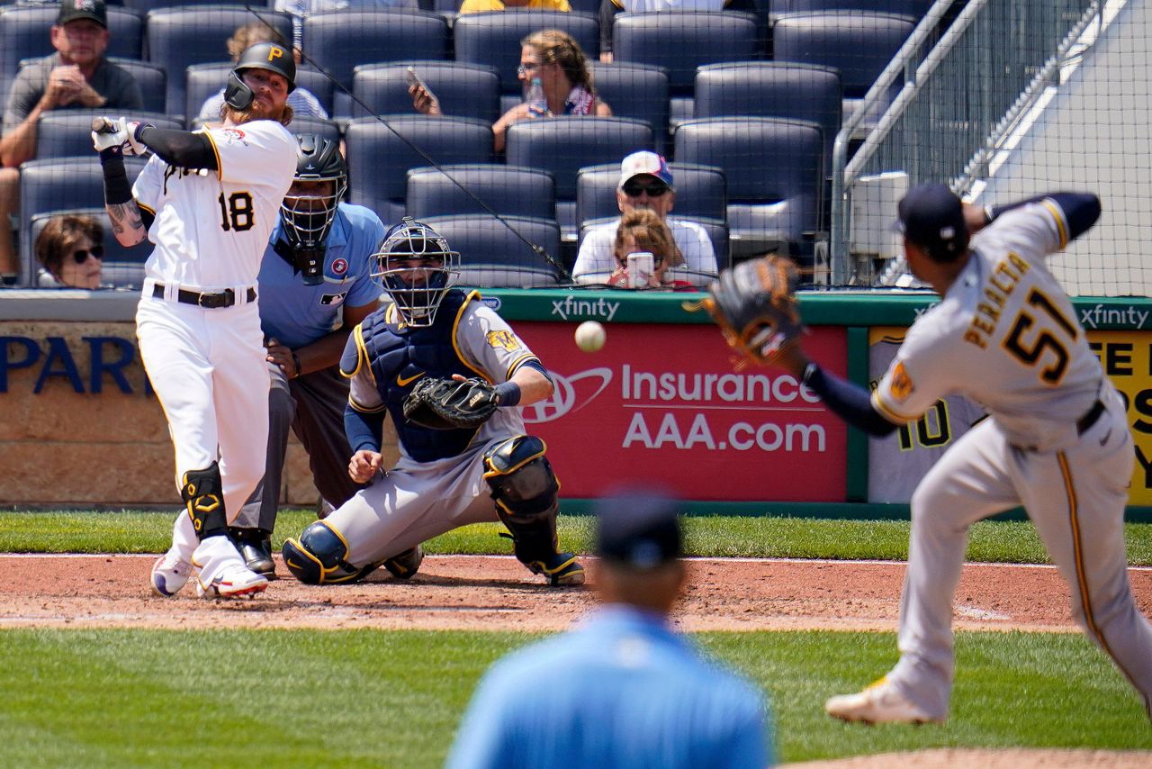 Anderson, Pirates win 20 to stop Brewers' 11game run
