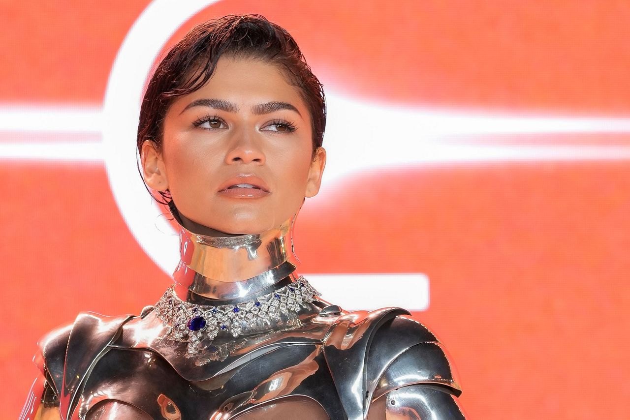 Zendaya stuns at 'Dune: Part Two' world premiere in vintage silver ...