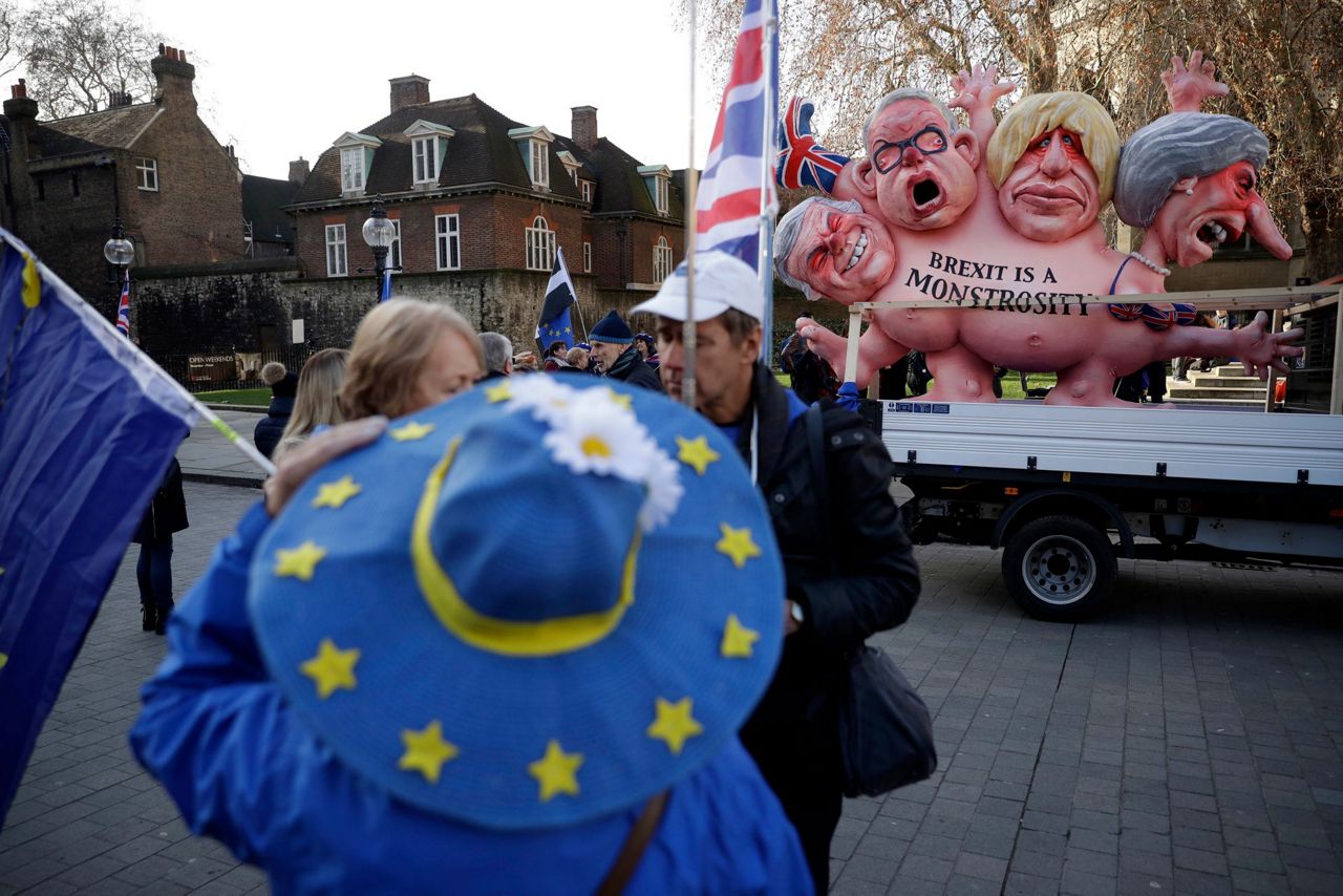 The Latest: EU Chief Says No Room To Renegotiate Brexit