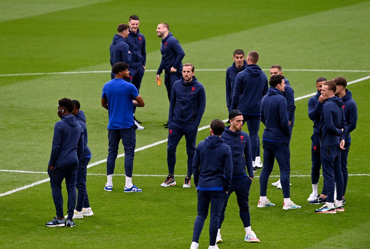 The Latest: Italy and England play in Euro 2020 final