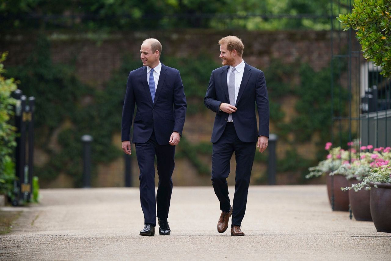 Princes William, Harry unveil Princess Diana's statue