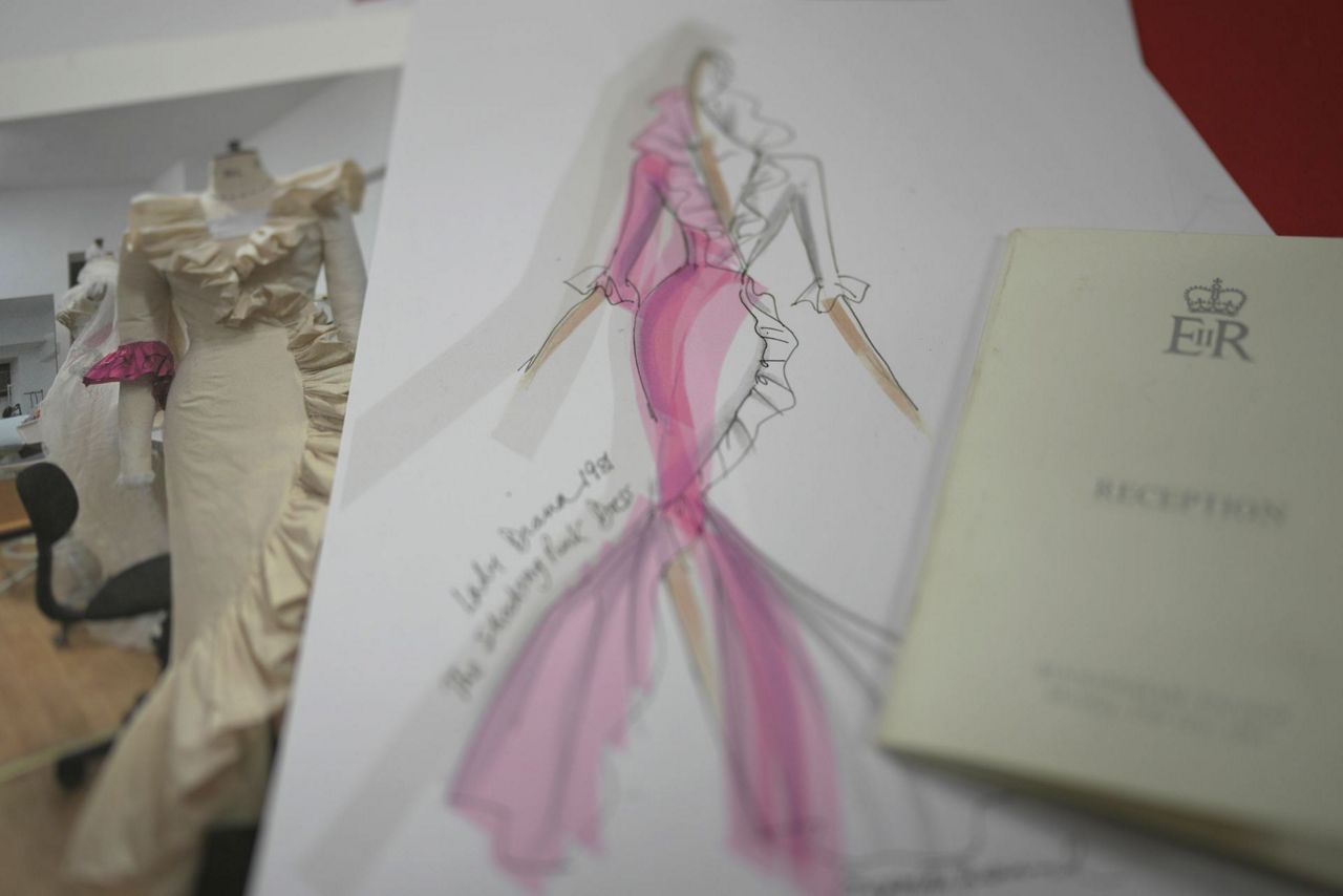 Exploring a memory: Designer recreates a dress for Diana
