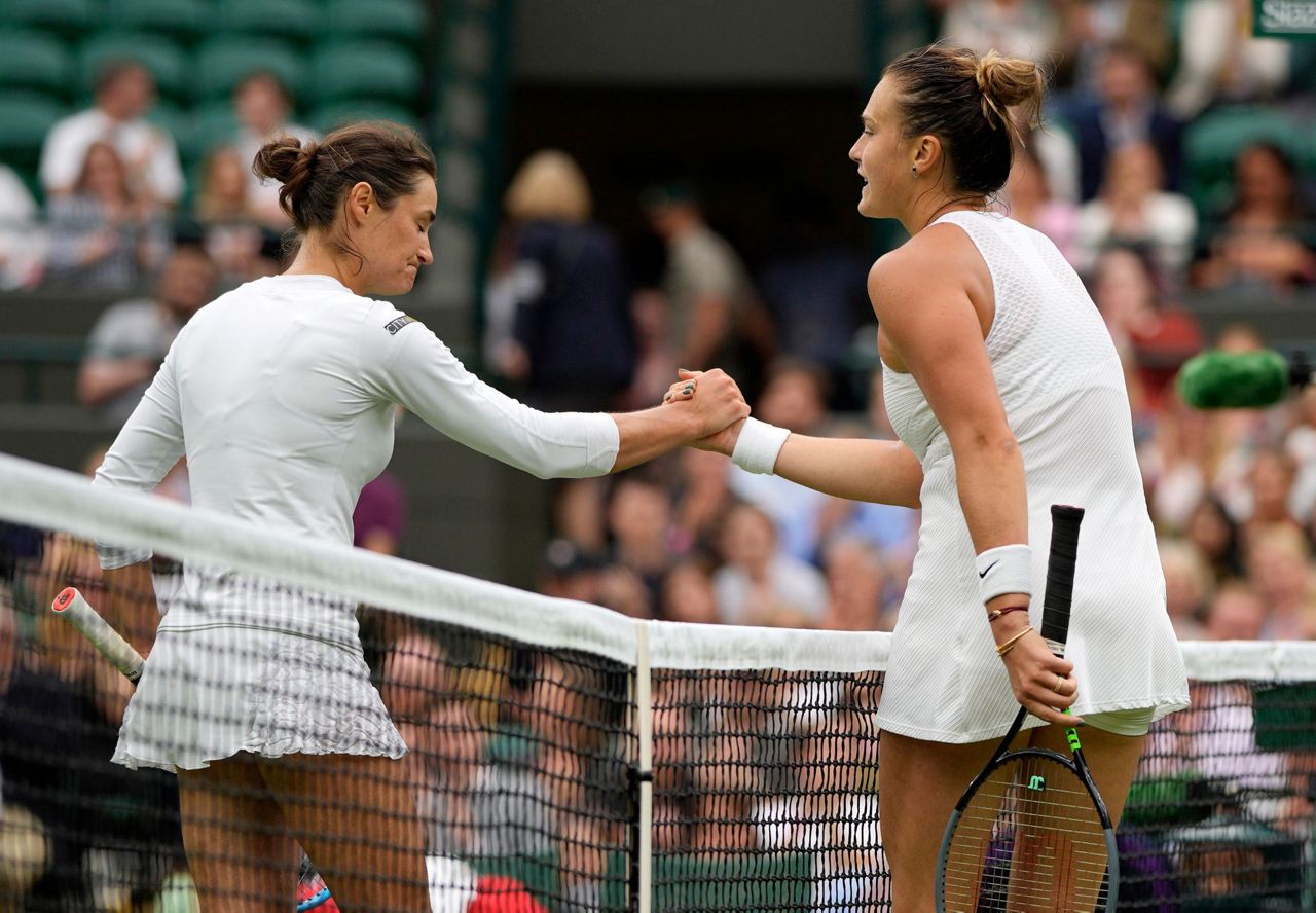 The Latest Djokovic plays Kudla on No. 1 Court at Wimbledon