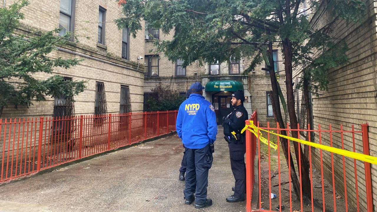 An apartment building on East 175th Street in the Bronx is pictured.