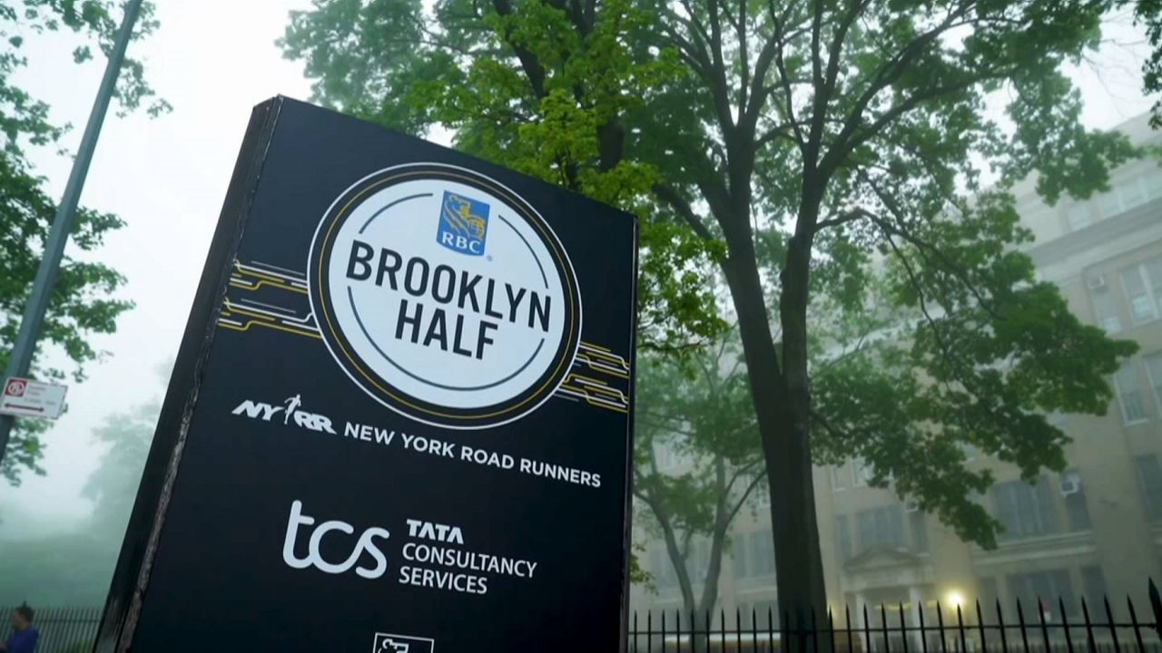 Thousands of runners will lace up their shoes and hit the streets of Brooklyn to compete in the race on Saturday. (Spectrum News NY1)