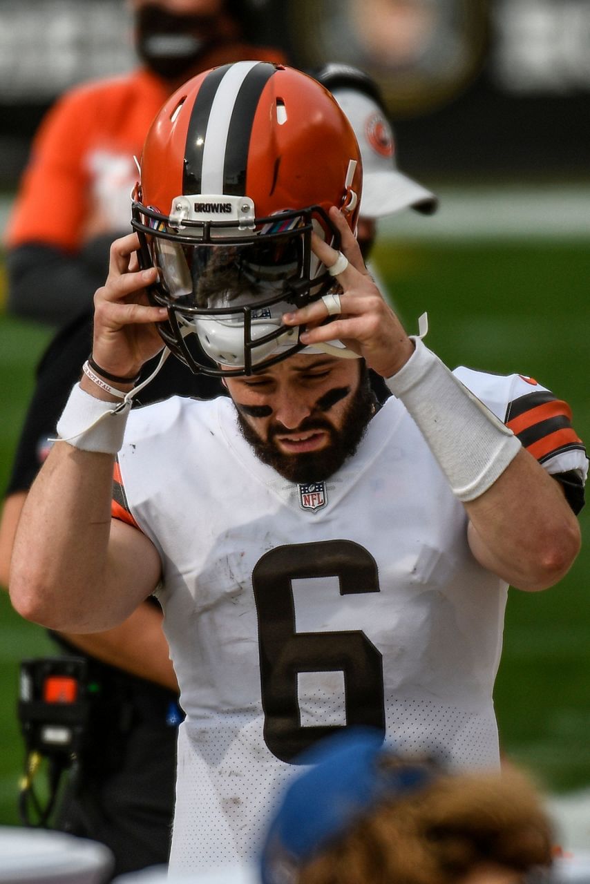 Baker Mayfield after Browns lose to Steelers with nine sacks 