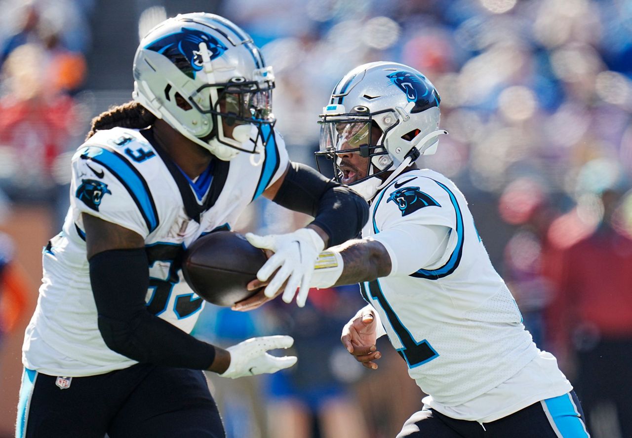 No McCaffrey? No problem for emboldened Panthers run game