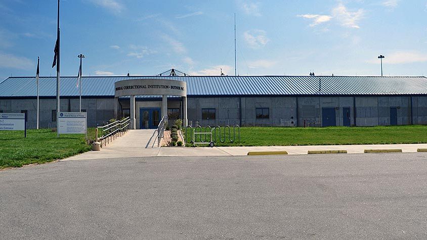 Federal Correctional Institute Butner Medium II: the prison that Daniel Mitchell was working at on the day of the incident. (Federal Bureau of Prisons)