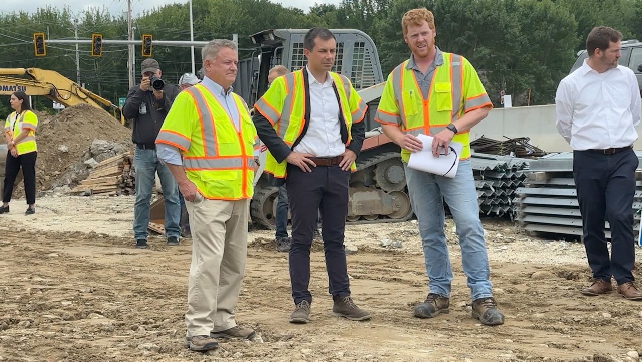 Transportation Secretary Buttigieg Tours Bridge Projects in Freeport