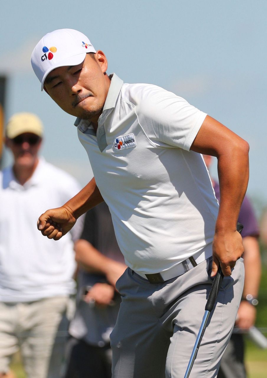 Kang regains lead in 3rd round resumption at Byron Nelson