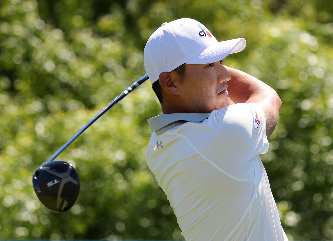 Kang regains lead in 3rd round resumption at Byron Nelson