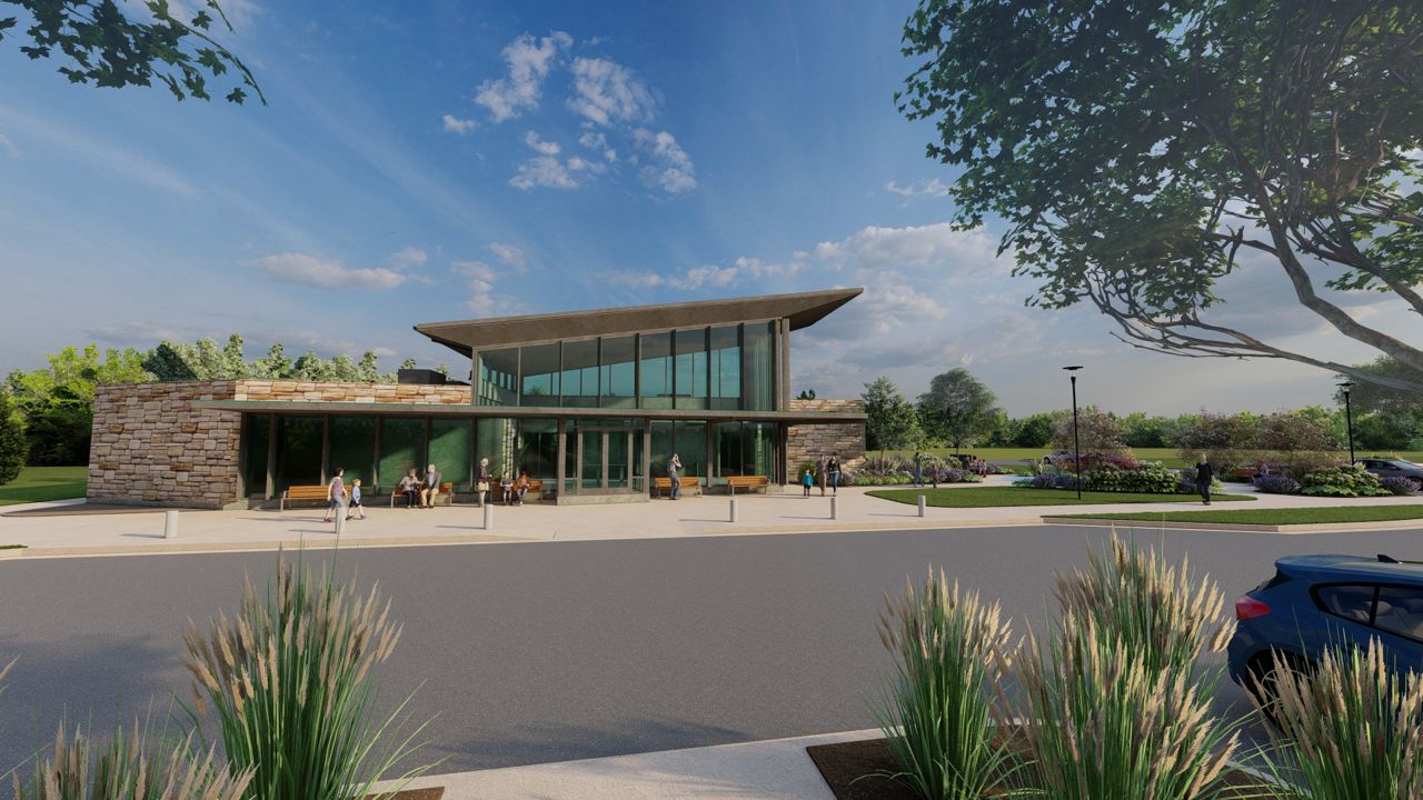 Rendering of the Byway Corridor Discovery Center (Great Rivers & Routes Tourism Bureau)