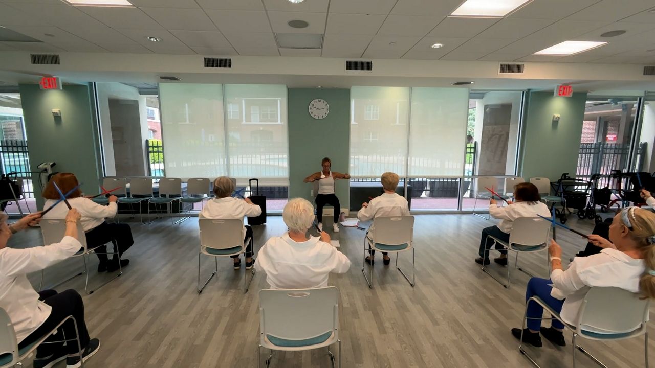 Cardio drumming takes center stage in Houston senior living community
