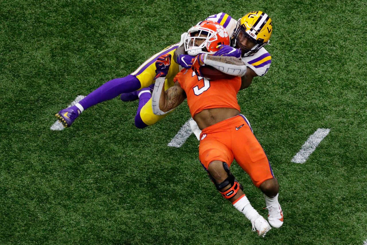 Clemson defense withers as LSU rolls to championship